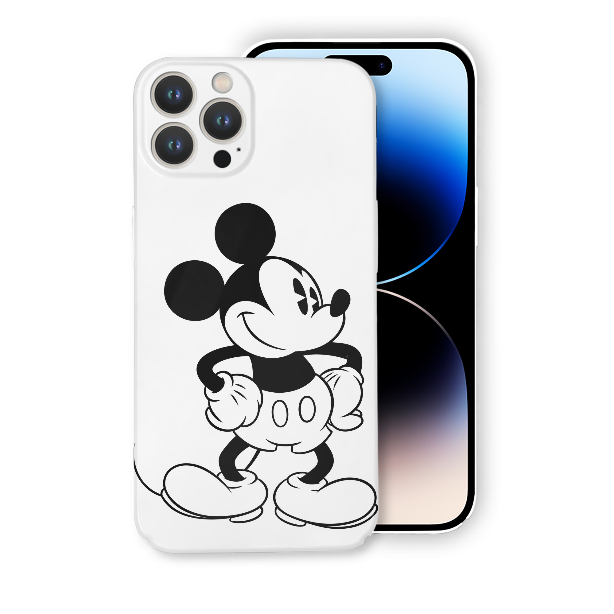 （画像用） ミッキーマウス Mickey Mouse 【iPhone 14シリーズ対応】ハードケース